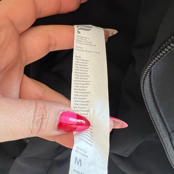 Fabletics Women’s Black Jacket Heavy - Picture 9 of 14